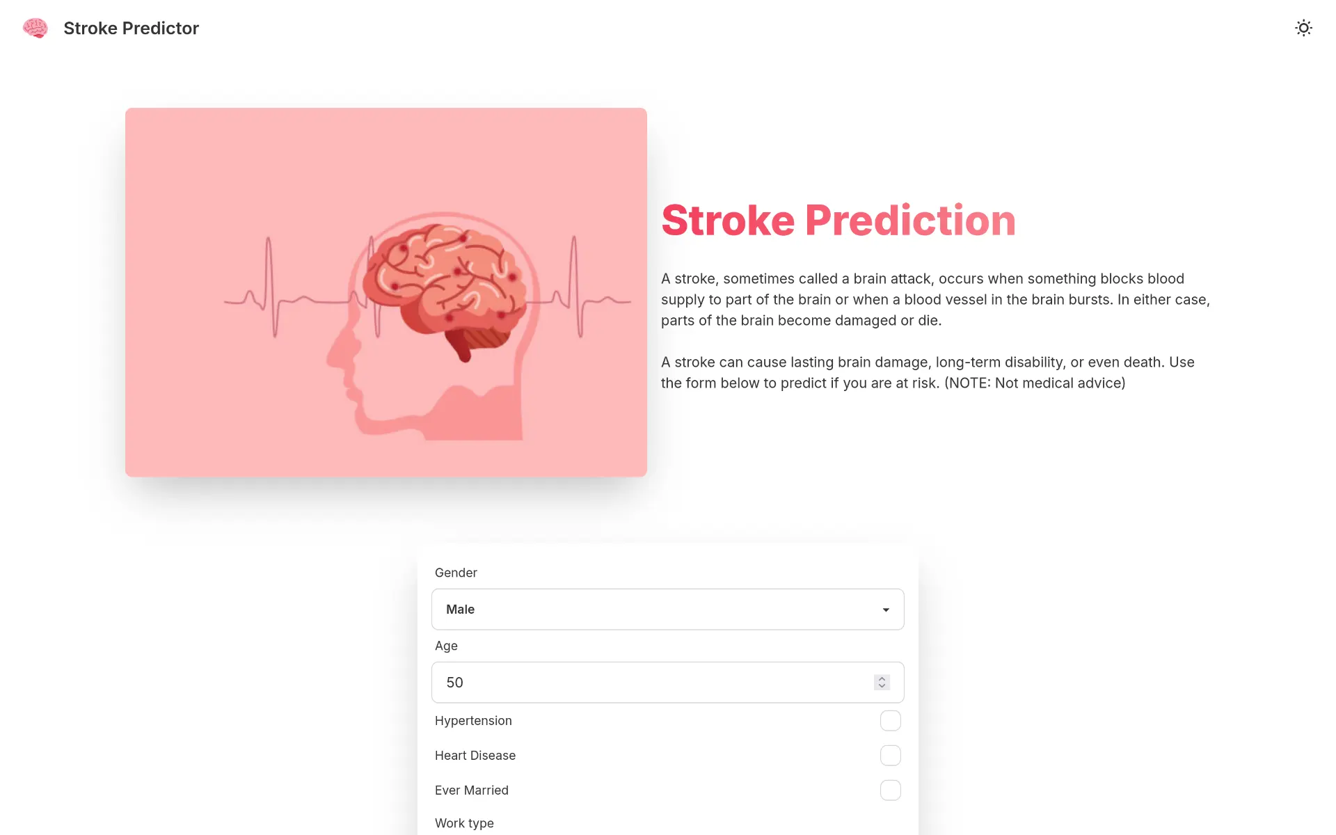 Stroke Predictor